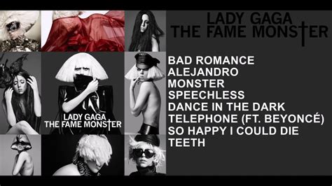 lady gaga the fame monster album song list